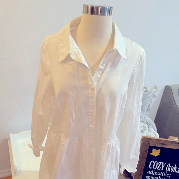 ASOS white button down blouse - Picture 2 of 5